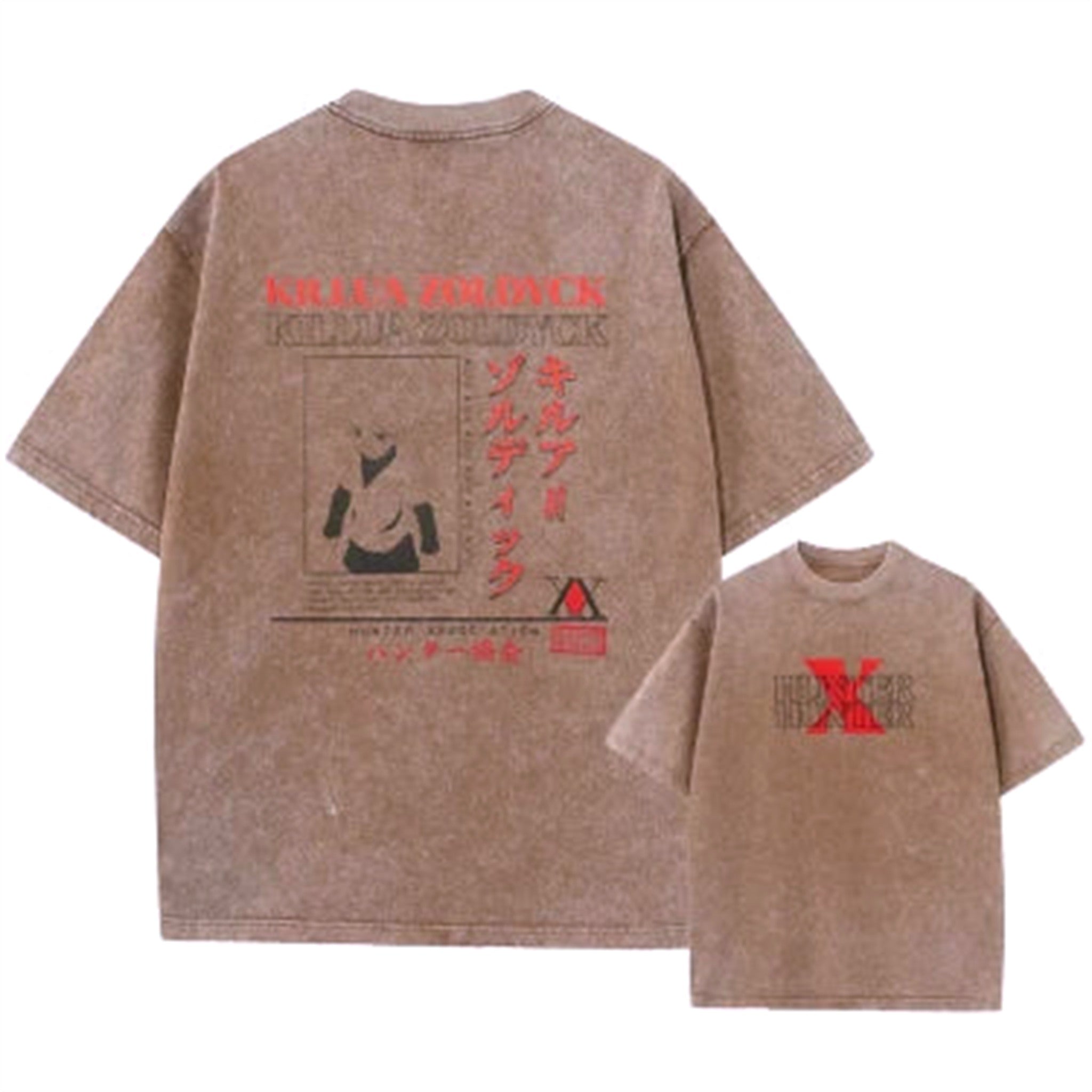 T-Shirt Oversize V11 " HTHT " | Hunter × Hunter Saiko-Shop