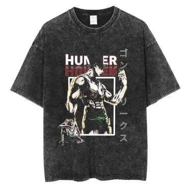 T-Shirt Oversize V20 " Vintage " | Hunter × Hunter Saiko-Shop