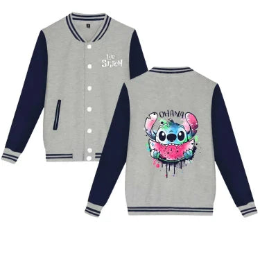 Veste V3 " Student Gray " | Lilo & Stitch Saiko-Shop