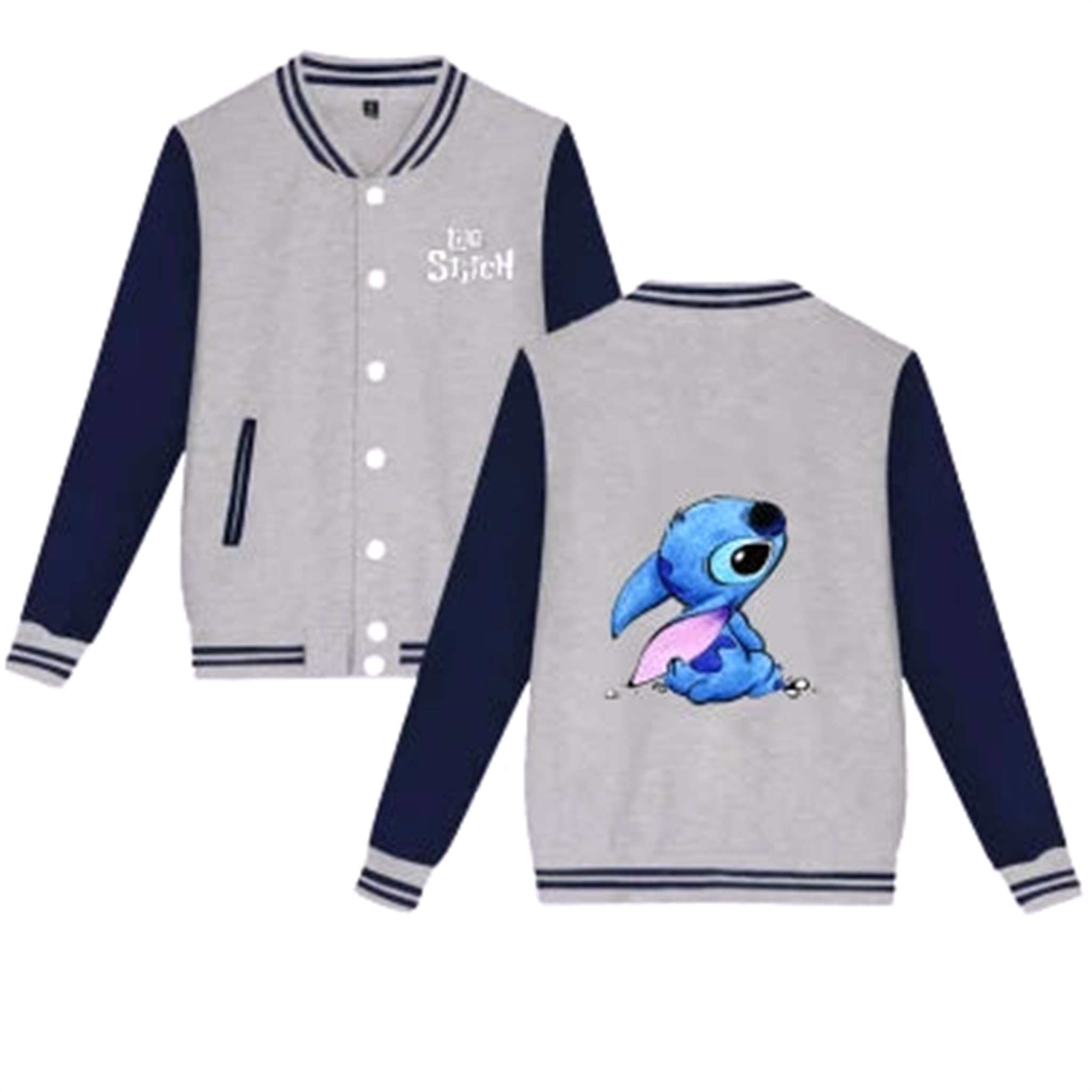 Veste V3 " Student Gray " | Lilo & Stitch Saiko-Shop