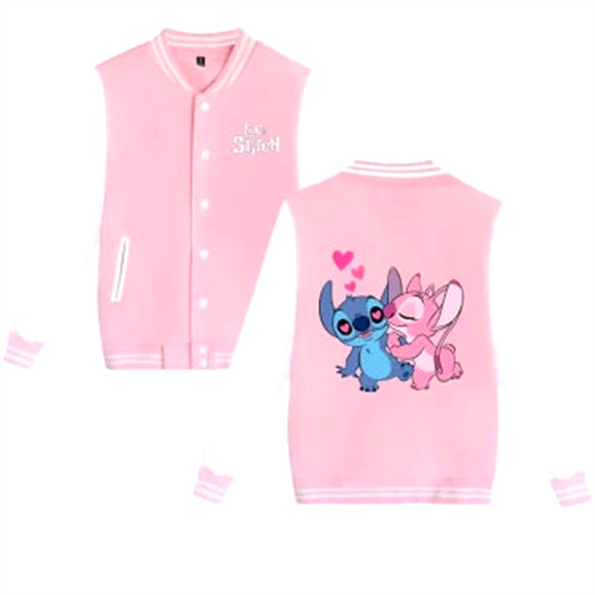 Veste V6 " Student Pink " | Lilo & Stitch Saiko-Shop