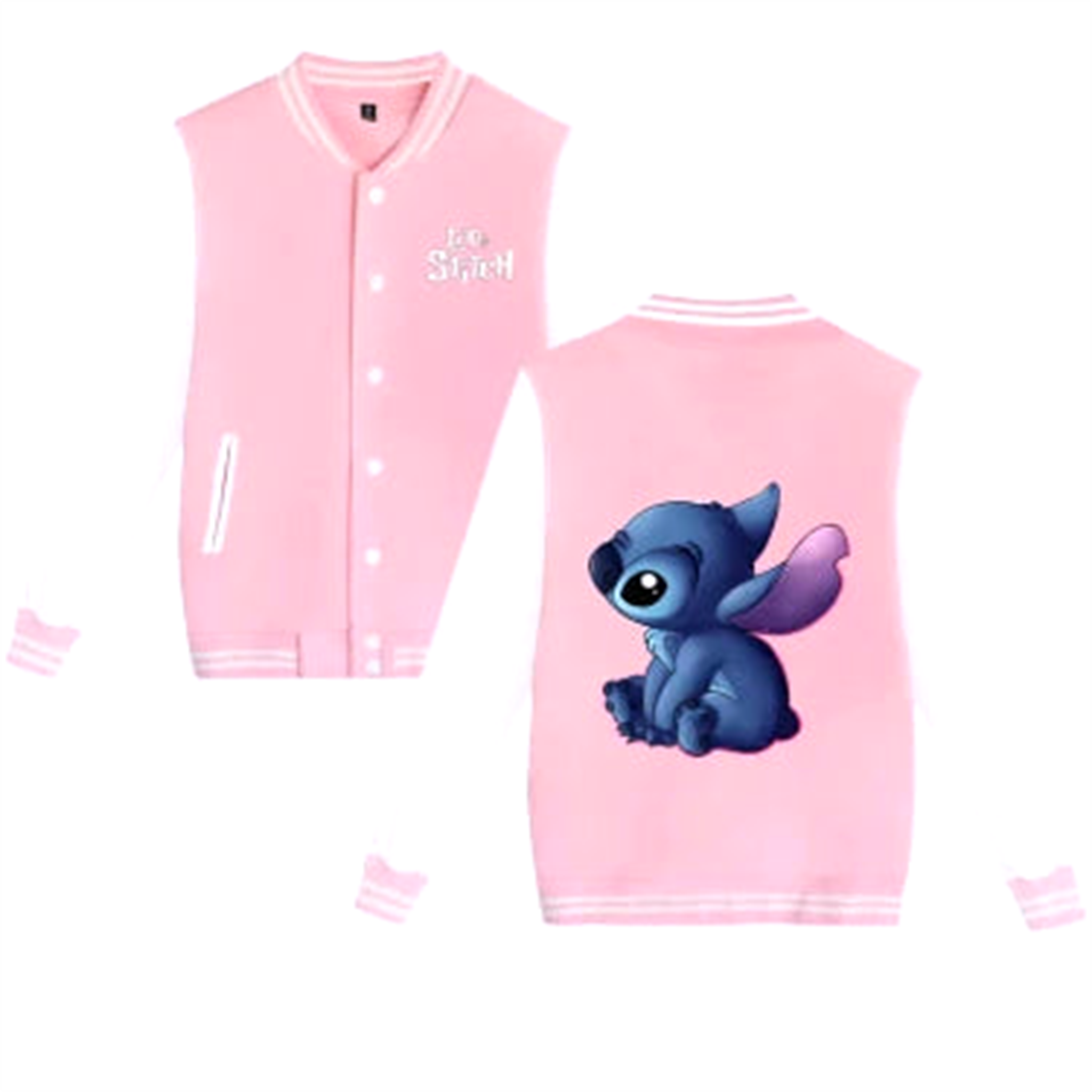 Veste V6 " Student Pink " | Lilo & Stitch Saiko-Shop