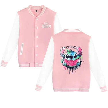 Veste V6 " Student Pink " | Lilo & Stitch Saiko-Shop