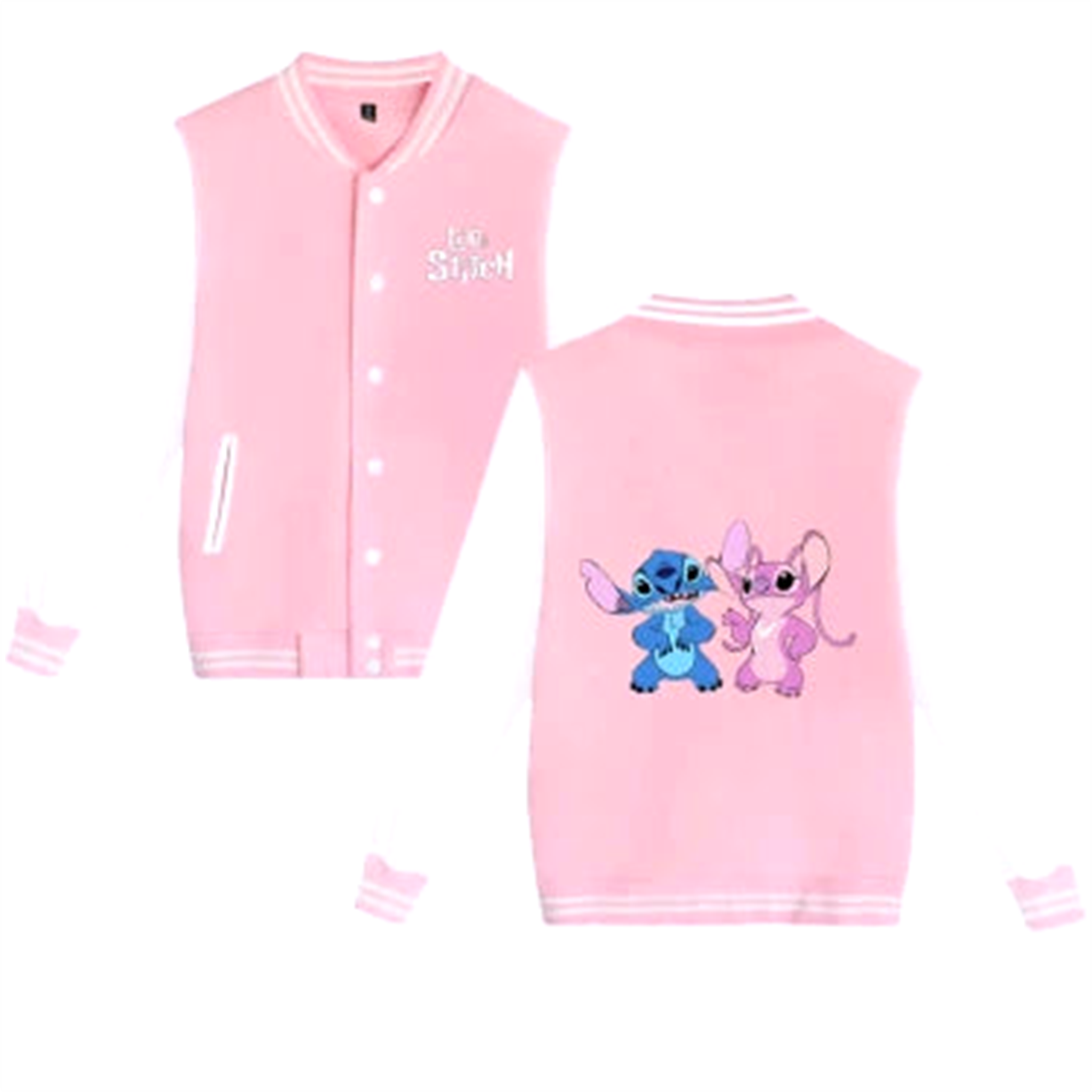 Veste V6 " Student Pink " | Lilo & Stitch Saiko-Shop