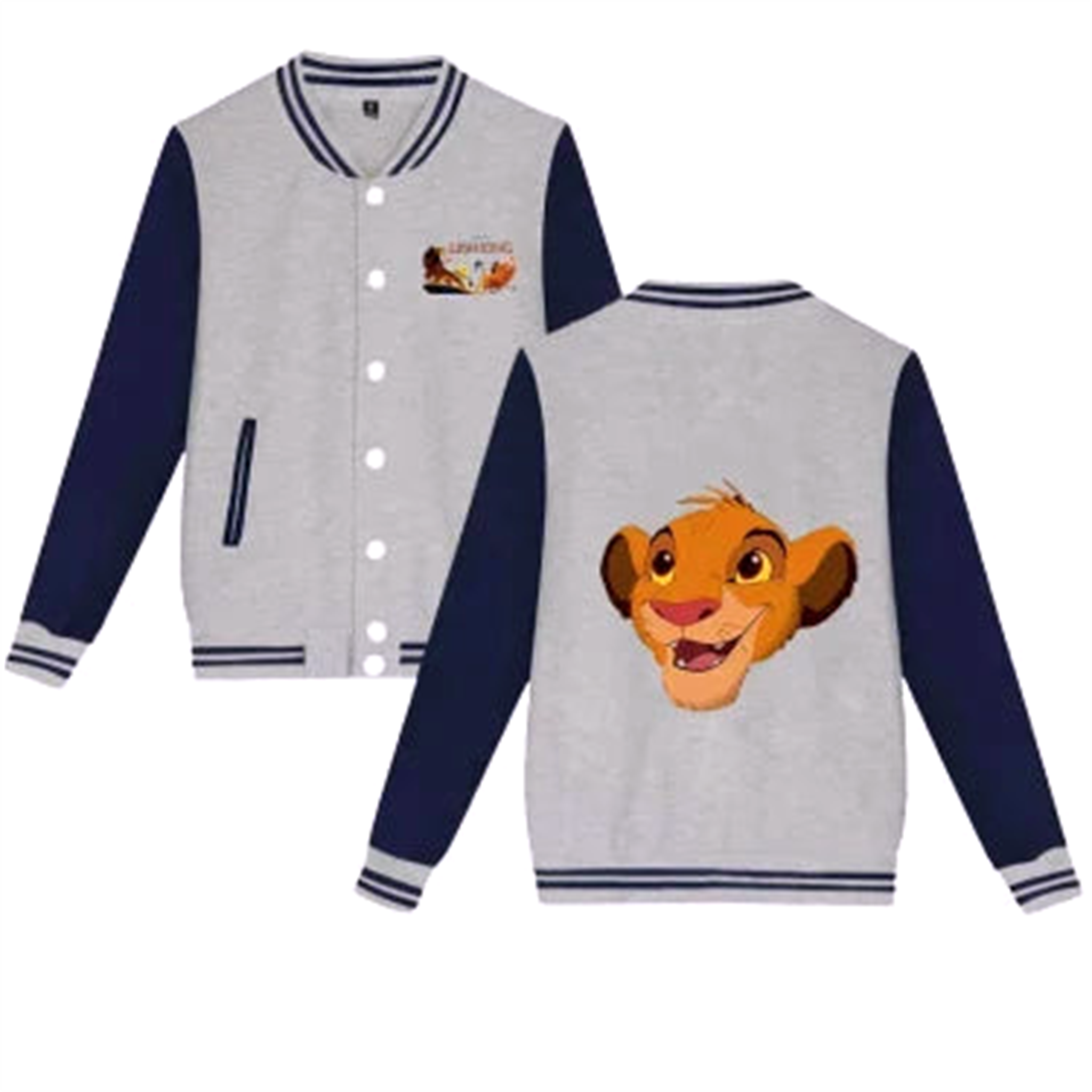 Veste V5 " Student Gray " | Le Roi Lion Saiko-Shop