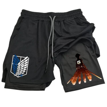 Short de Compression V15 | L'Attaque des Titans Saiko-Shop