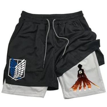 Short de Compression V15 | L'Attaque des Titans Saiko-Shop