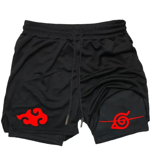 Short de Compression " Red " | Naruto Saiko-Shop