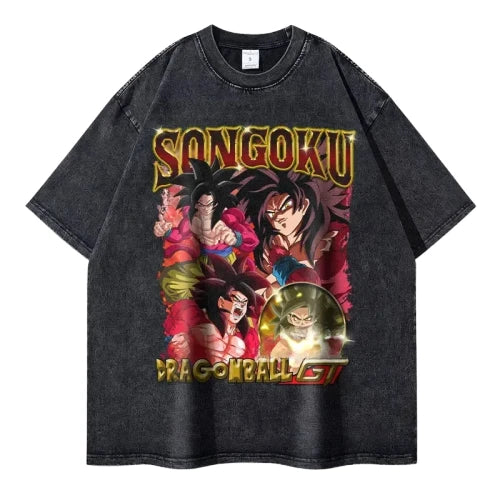 T-shirt Gohan V2  " Oversize " | Dragon Ball Z Saiko-Shop