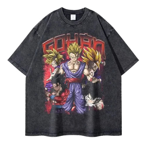 T-shirt Gohan V2  " Oversize " | Dragon Ball Z Saiko-Shop