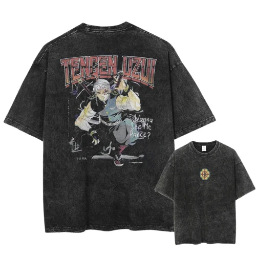 T-Shirt V11 Muzan " Oversize " | Demon Slayer Saiko-Shop