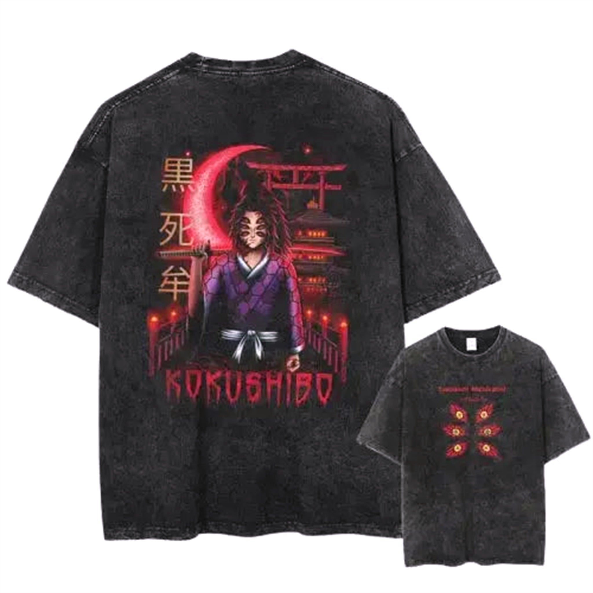 T-Shirt V5 Muzan " Oversize " | Demon Slayer Saiko-Shop