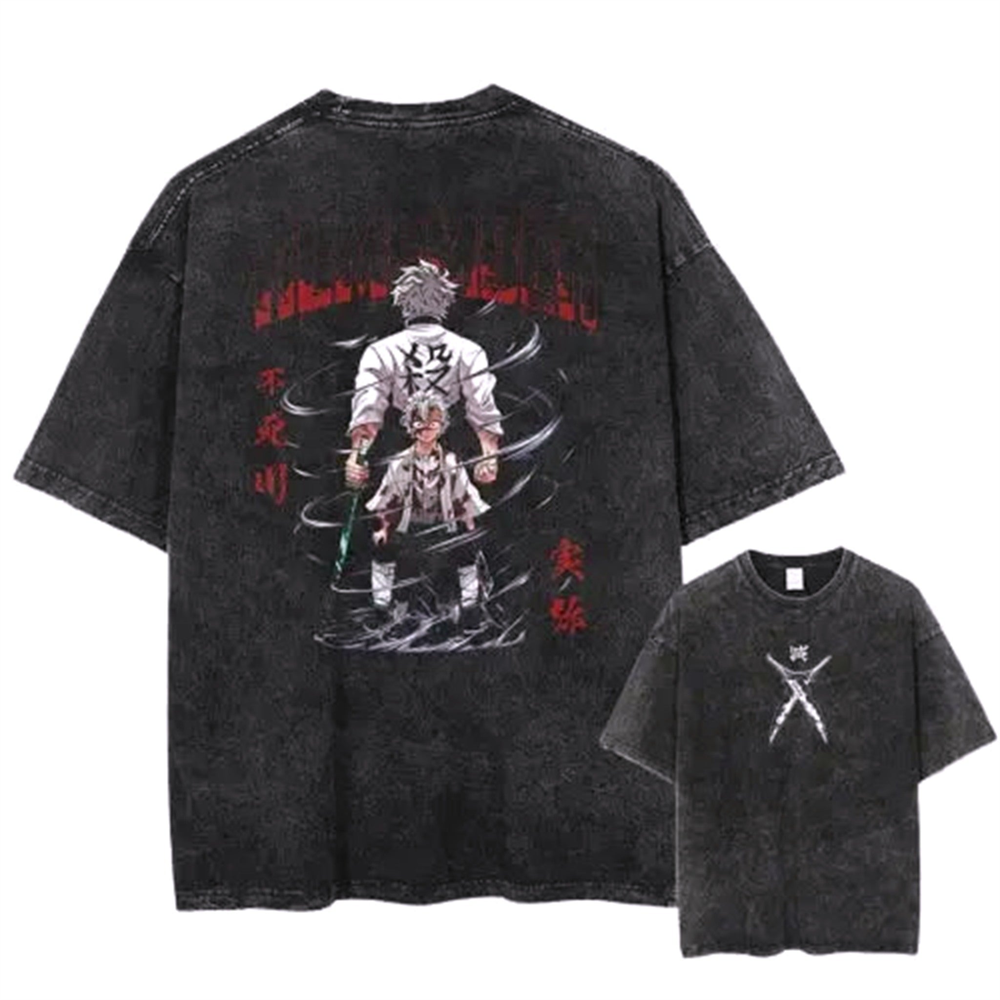 T-Shirt V11 Muzan " Oversize " | Demon Slayer Saiko-Shop