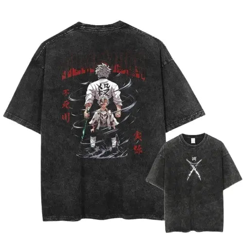 T-Shirt V11 Muzan " Oversize " | Demon Slayer Saiko-Shop