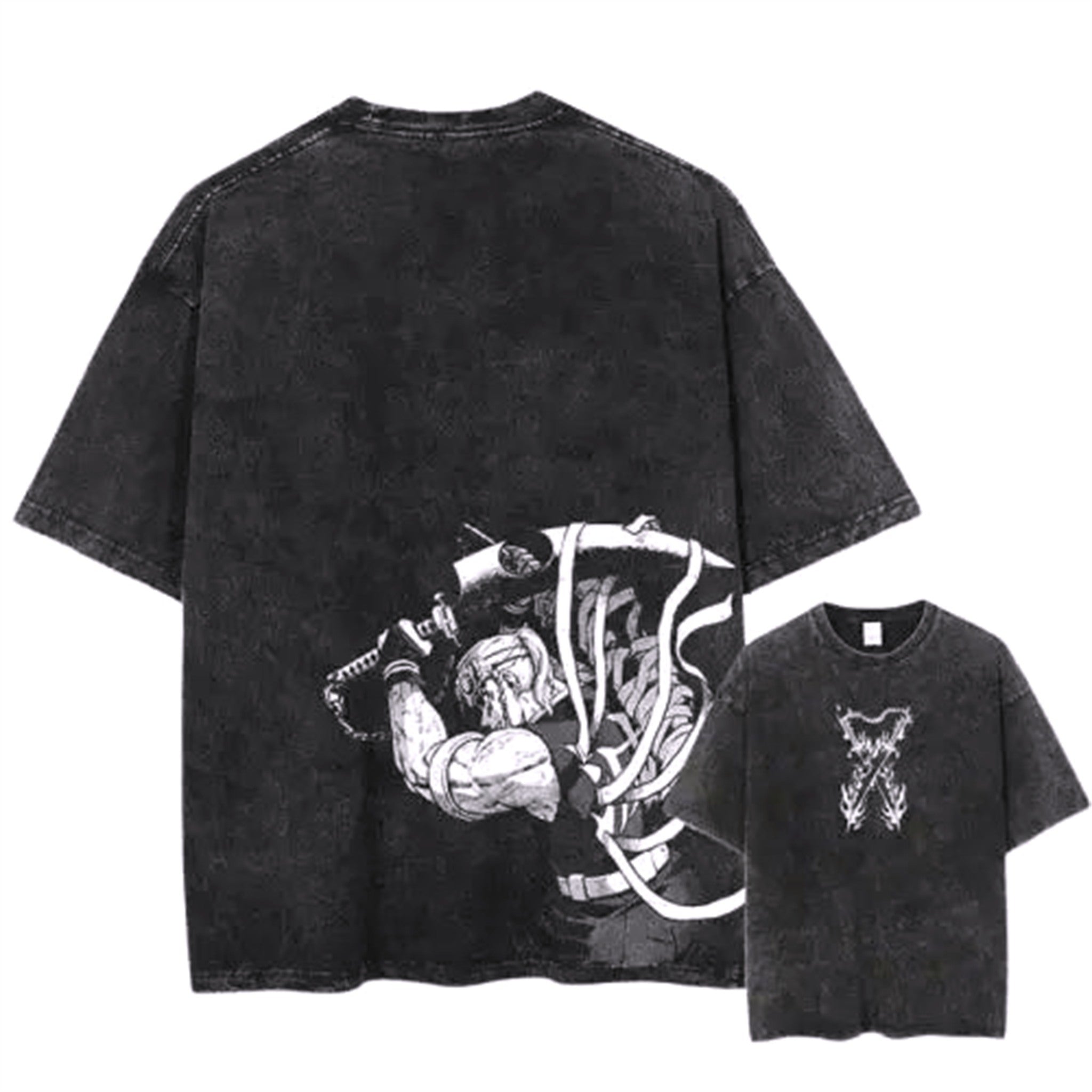 T-Shirt V2 Muzan " Oversize " | Demon Slayer Saiko-Shop