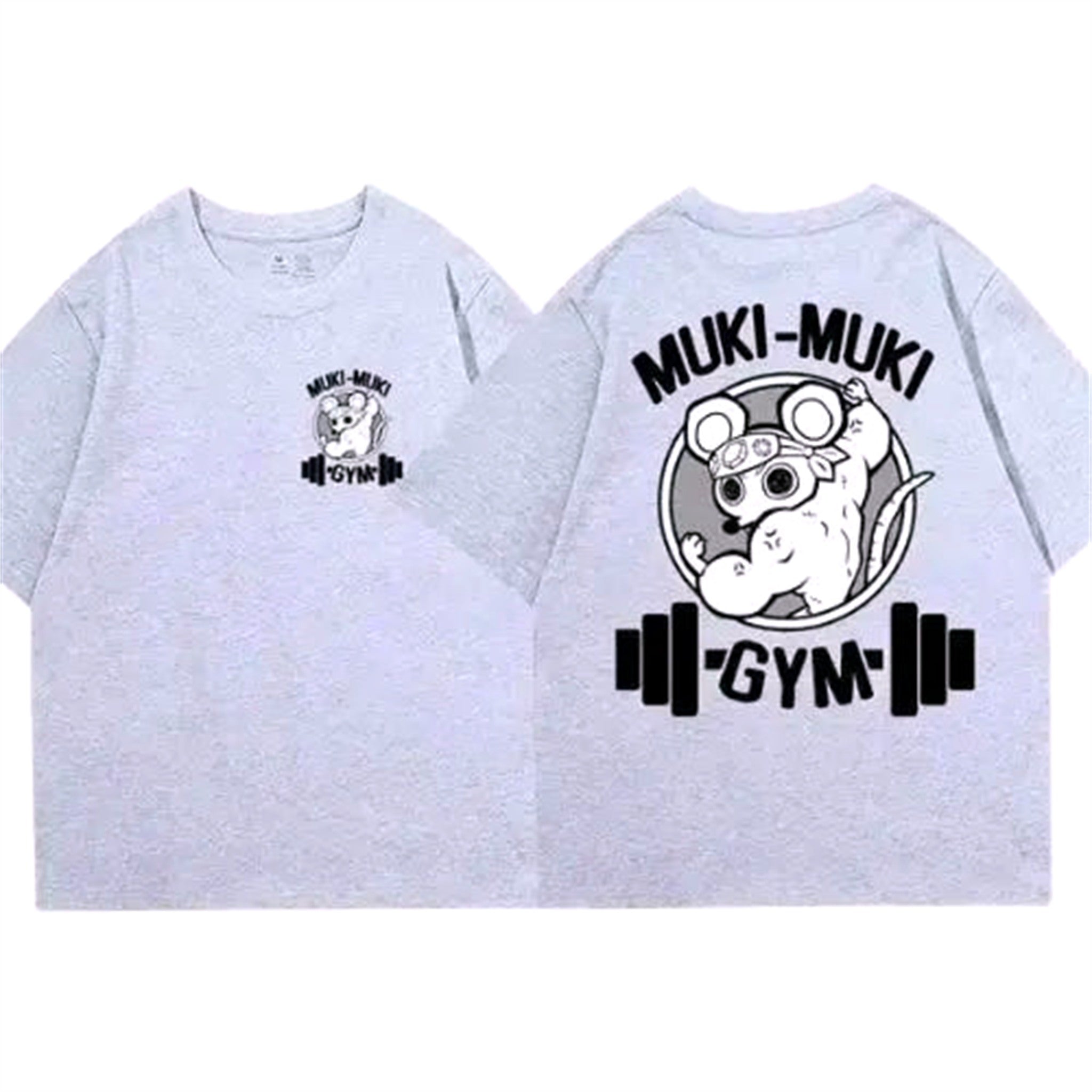 T-Shirt Oversize " Muki Muki " | Demon Slayer Saiko-Shop