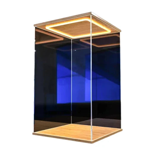 Vitrine transparente LED intégrée Saiko-Shop