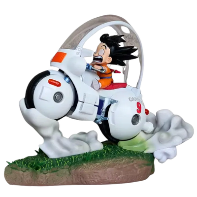 Figurine Son Goku " Capsule Motorcycle " | Dragon Ball Z - Saiko-Shop