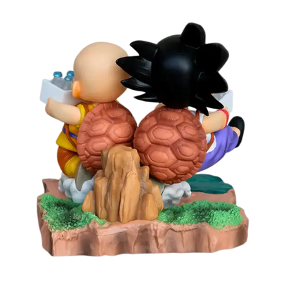Figurine Krillin & Son Goku " Milk " | Dragon Ball Z Saiko-Shop