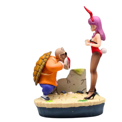 Figurine " Bulma & Maître Roshi " | Dragon Ball Z Saiko-Shop