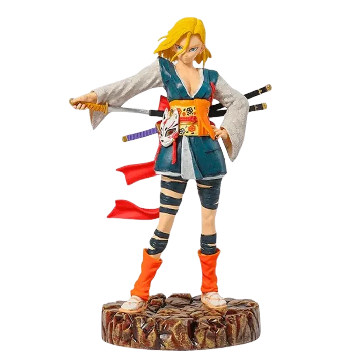 Figurine C-18 " Samouraï " | Dragon Ball Z Saiko-Shop