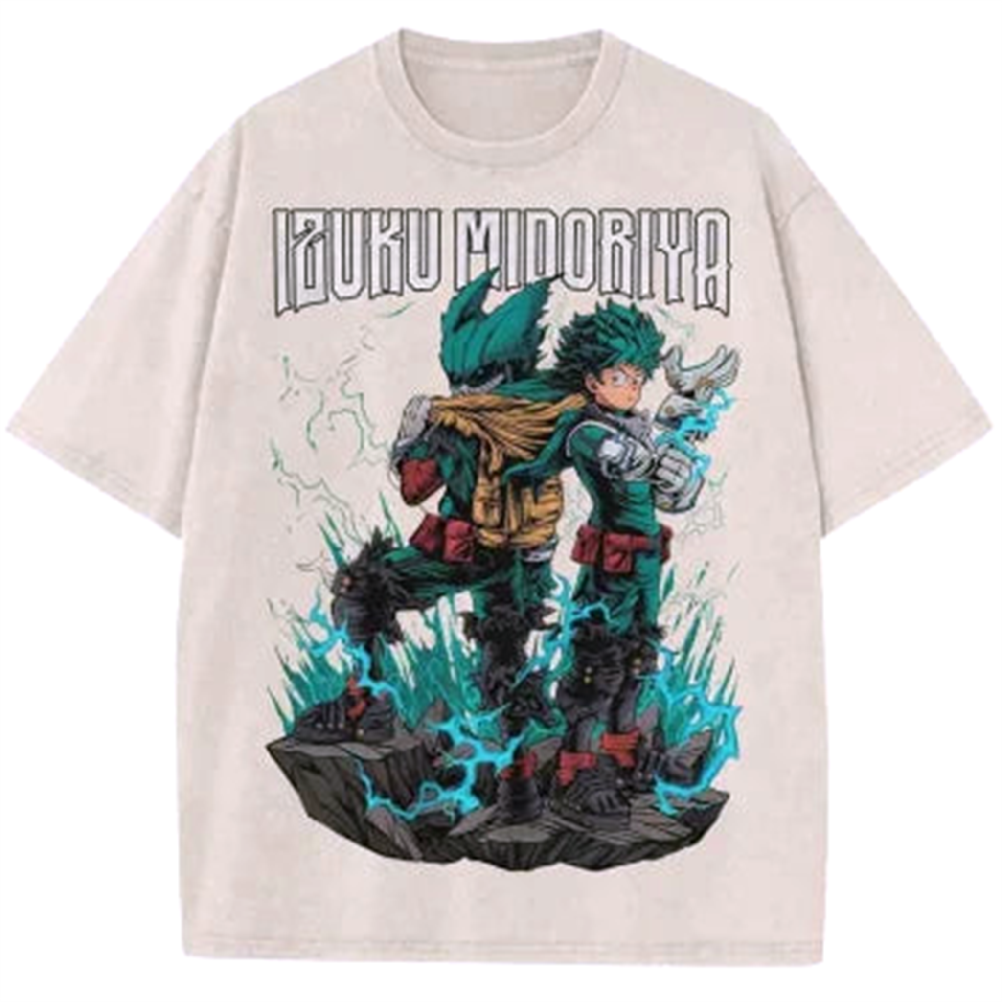 T-Shirt Oversize V3 " Power " | My Hero Academia - Saiko-Shop