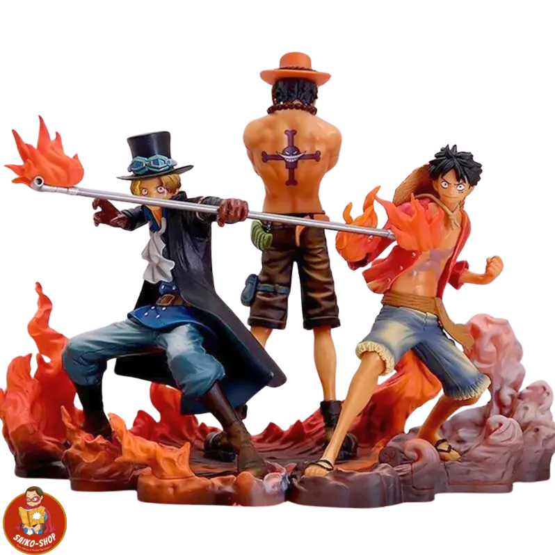 Figurine " Les Trois Frères " | One Piece Saiko-Shop