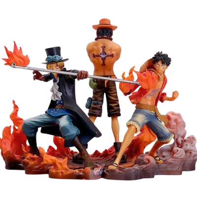Figurine " Les Trois Frères " | One Piece Saiko-Shop