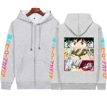 Pull Zippé " Héros "| My Hero Academia Saiko-Shop