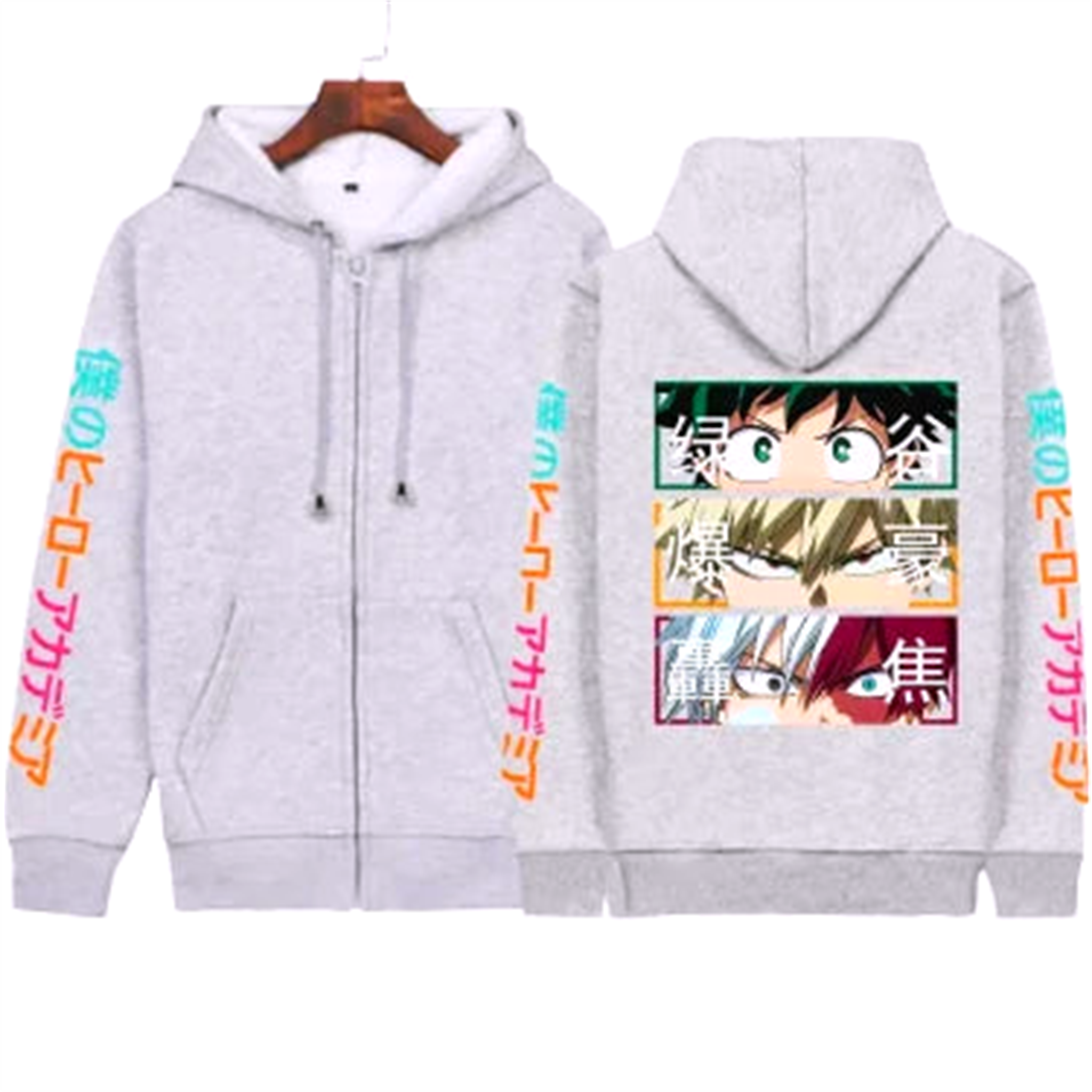 Pull Zippé " Héros "| My Hero Academia - Saiko-Shop