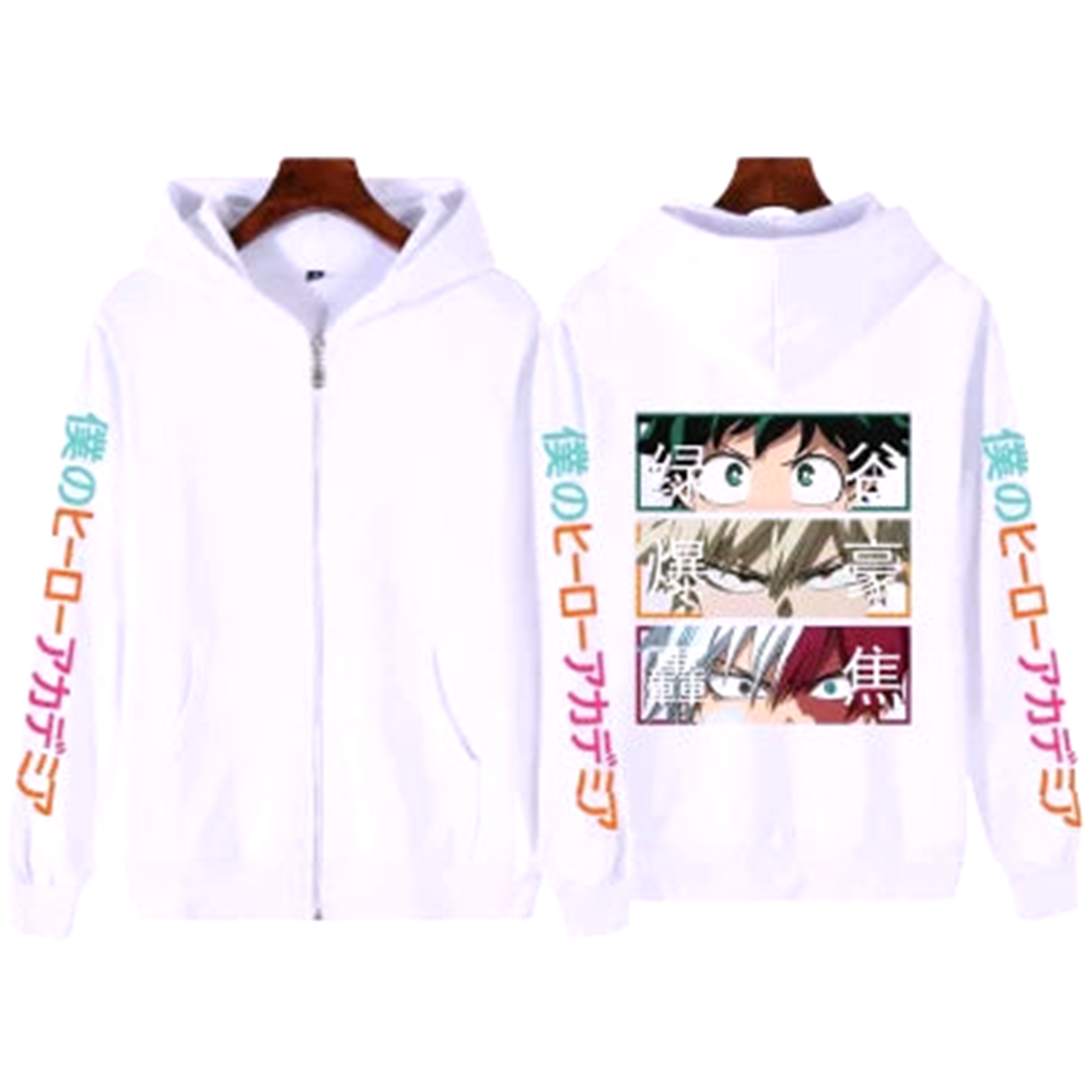 Pull Zippé " Héros "| My Hero Academia - Saiko-Shop