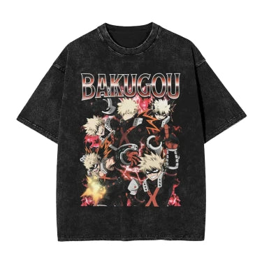 T-Shirt Oversize V6 " Power " | My Hero Academia Saiko-Shop