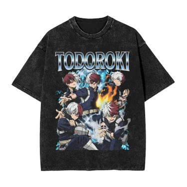 T-Shirt Oversize V6 " Power " | My Hero Academia Saiko-Shop