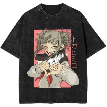 T-Shirt Oversize V14 " Toga Style " | My Hero Academia Saiko-Shop