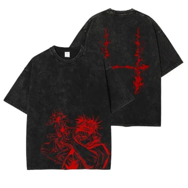 T-Shirt Oversize  V12 " Ugokuna " | Jujutsu Kaisen Saiko-Shop