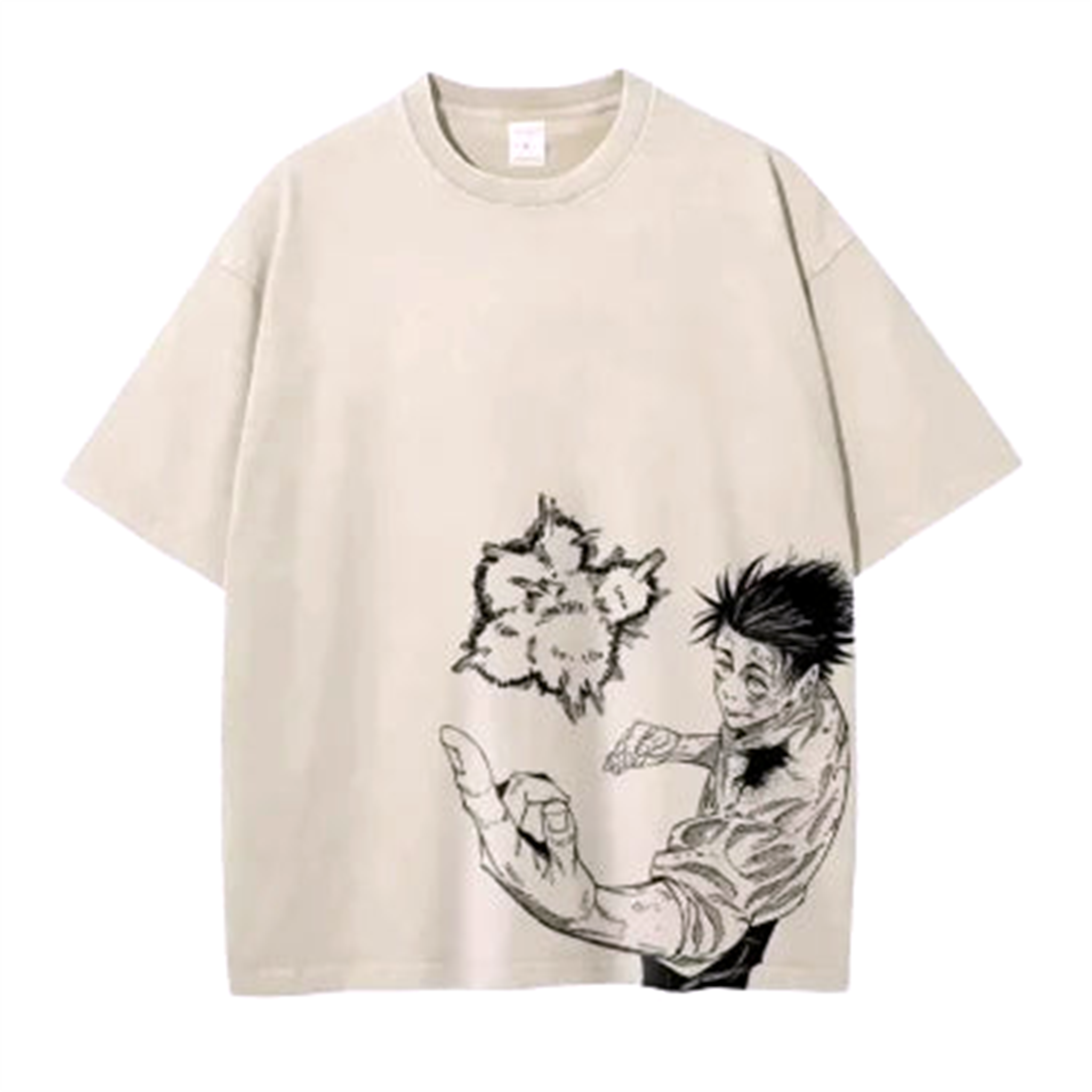 T-Shirt Oversize  V4 " Ugokuna " | Jujutsu Kaisen