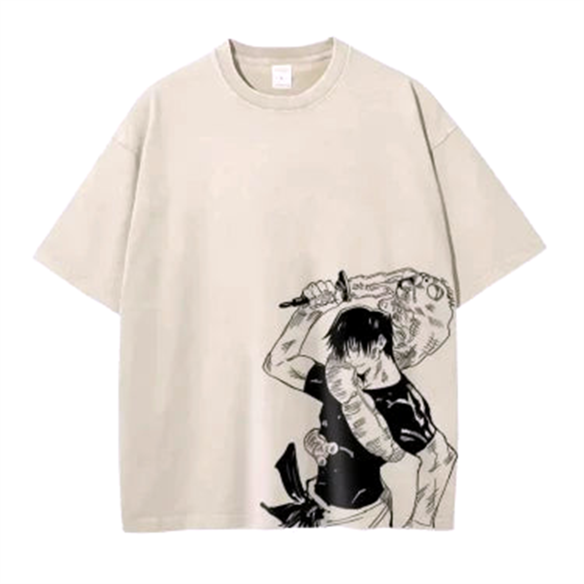 T-Shirt Oversize  V6 " Ugokuna " | Jujutsu Kaisen