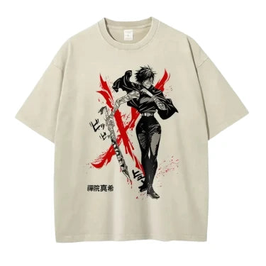 T-Shirt Oversize  V12 " Ugokuna " | Jujutsu Kaisen Saiko-Shop