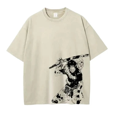 T-Shirt Oversize  V12 " Ugokuna " | Jujutsu Kaisen Saiko-Shop