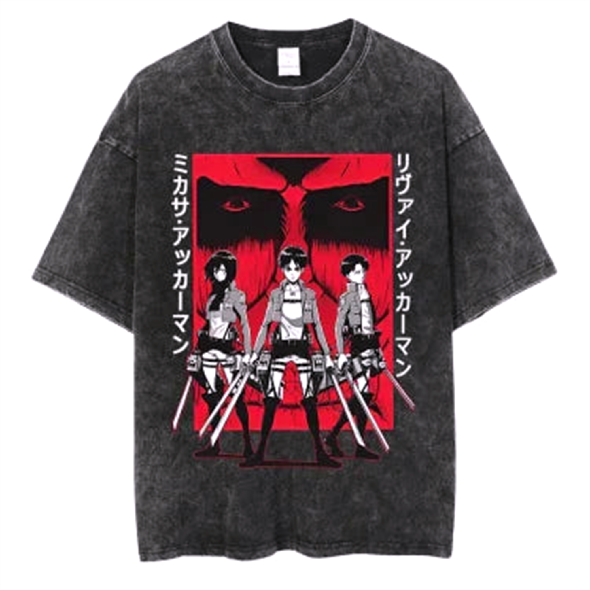 T-Shirt Oversize V1 " Titan " | L'Attaque des Titans Saiko-Shop