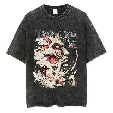 T-Shirt Oversize V10 " Titan " | L'Attaque des Titans Saiko-Shop