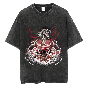 T-Shirt Oversize V10 " Titan " | L'Attaque des Titans Saiko-Shop