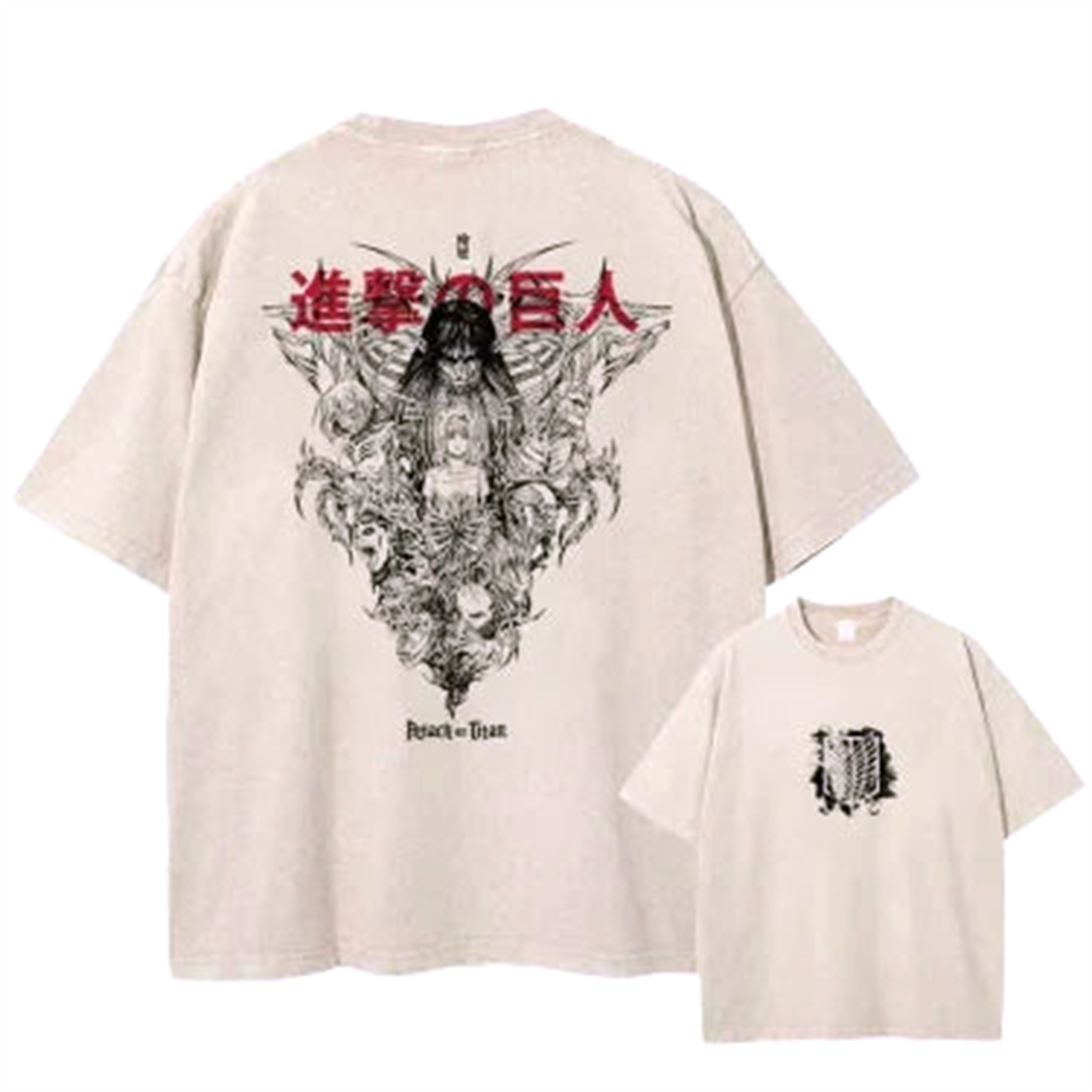 T-Shirt Oversize V16 " Titan " | L'Attaque des Titans Saiko-Shop