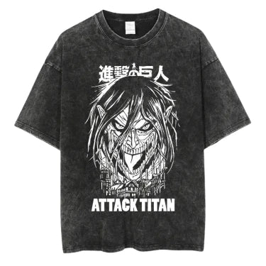T-Shirt Oversize V22 " Titan " | L'Attaque des Titans Saiko-Shop