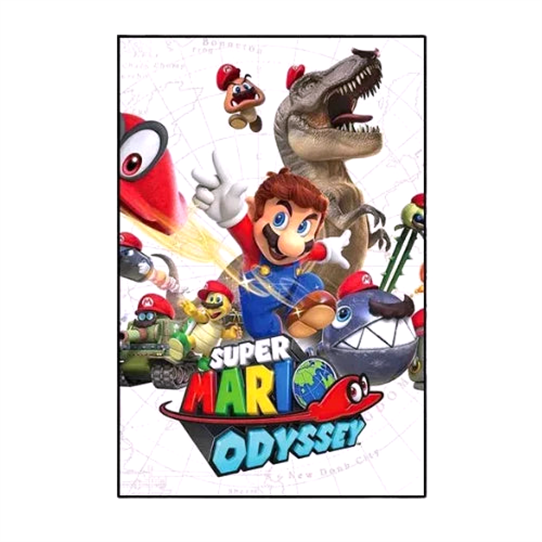 Poster V6 Super Mario - Saiko-Shop