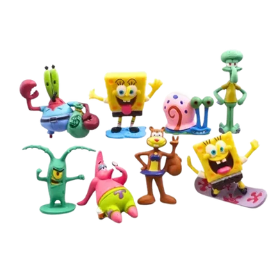 Figure SpongeBob ( 8/pz ) | SpongeBob - Saiko-Shop