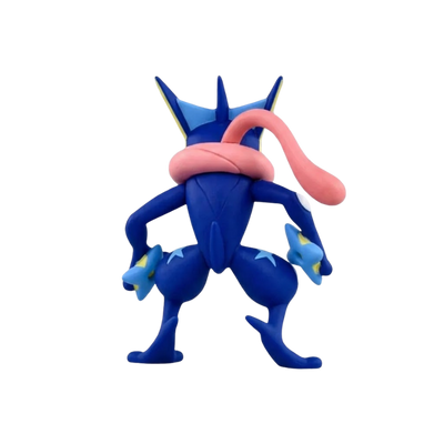 Figura de Greninja, el famoso Pokémon de tipo Agua y Siniestro