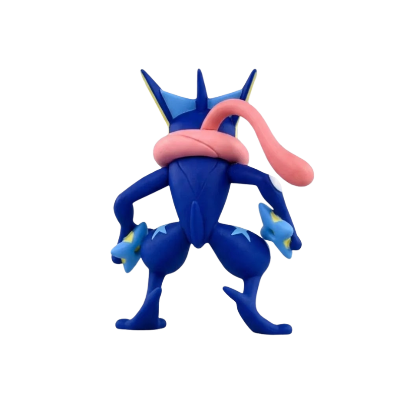 Figura de Greninja, el famoso Pokémon de tipo Agua y Siniestro