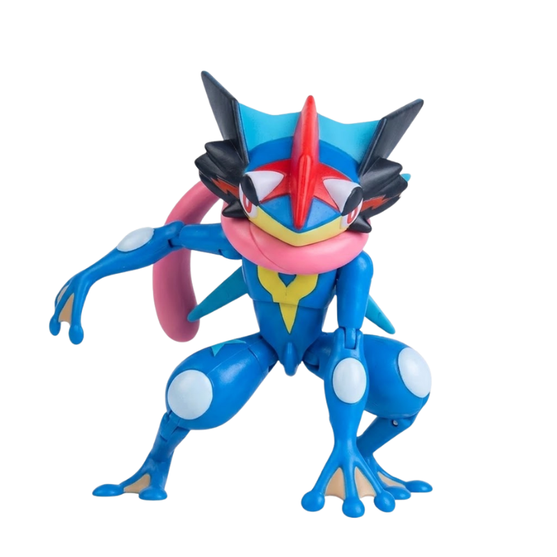 Greninja de Pokémon, una figura ágil e impresionante.