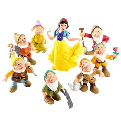 Figure Biancaneve ( 8/pz ) | Biancaneve e i Sette Nani - Saiko-Shop
